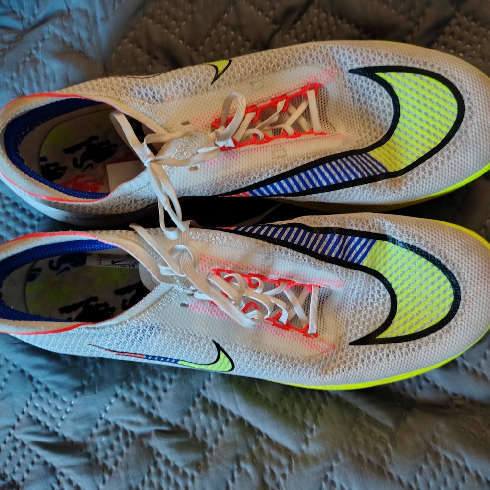 Nike Streakfly White and Neon Running Shoes